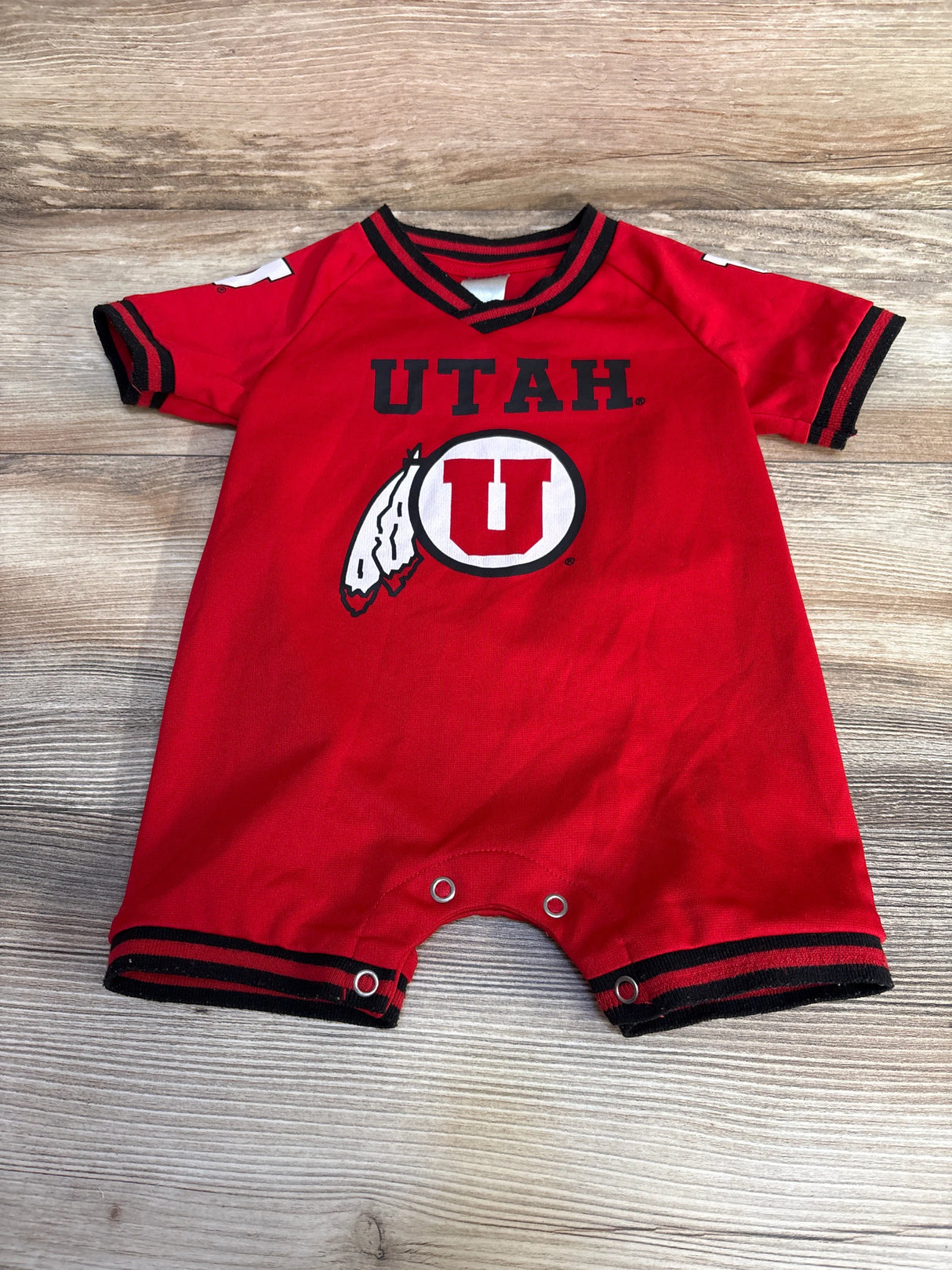 Utah Shortie Romper Red sz 6m - Me n Mommy To Be