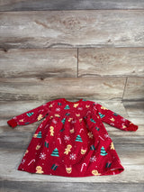 Primark Cares Christmas Sweatshirt Dress Red sz 3-4T