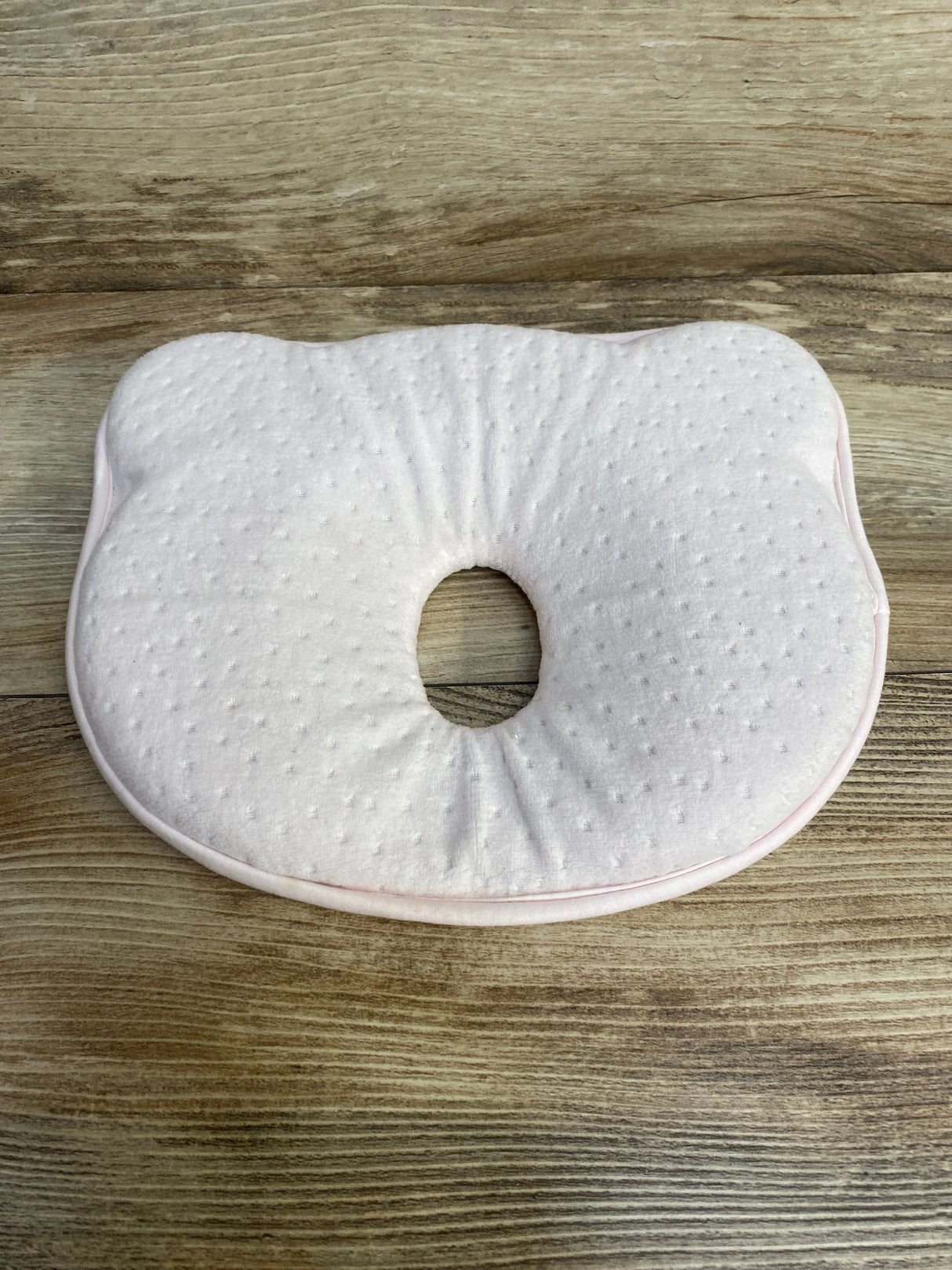 Pink Bear Memory Foam Baby Head Shaping Pillow