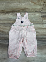 Oshkosh Striped Overalls Pink sz 3m