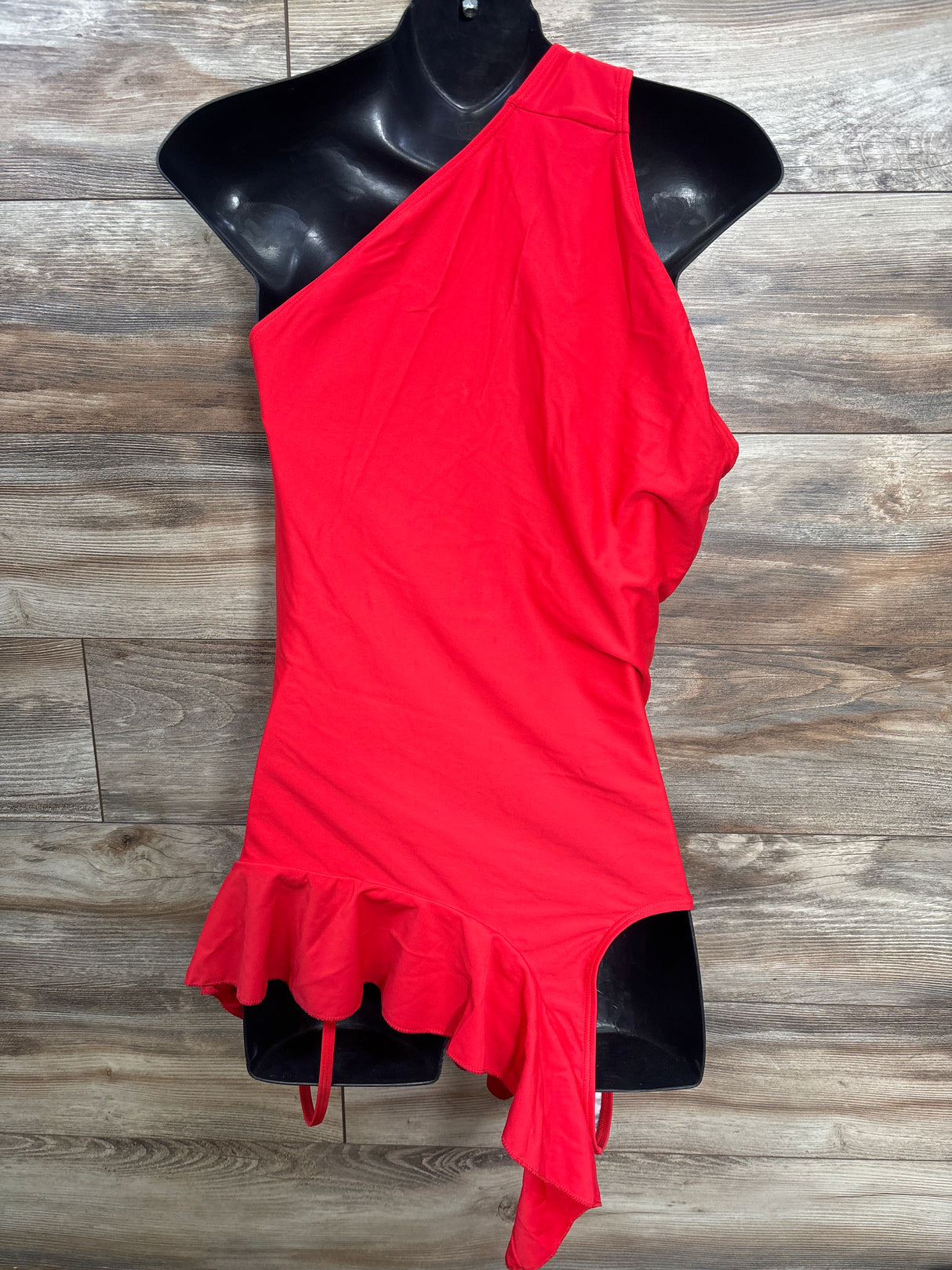 Summer Mae Maternity Baby Print 1pc Swim Suit Red sz XL