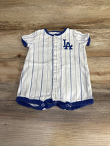 Genuine Merchandise LA Dodgers Romper White sz 6m