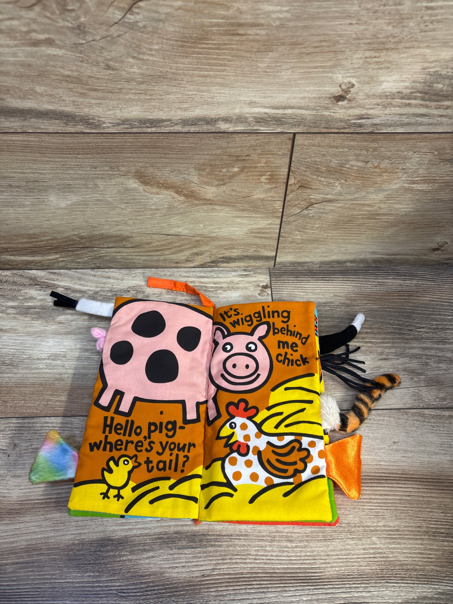 Jellycat Farm Tails Soft Activity Book