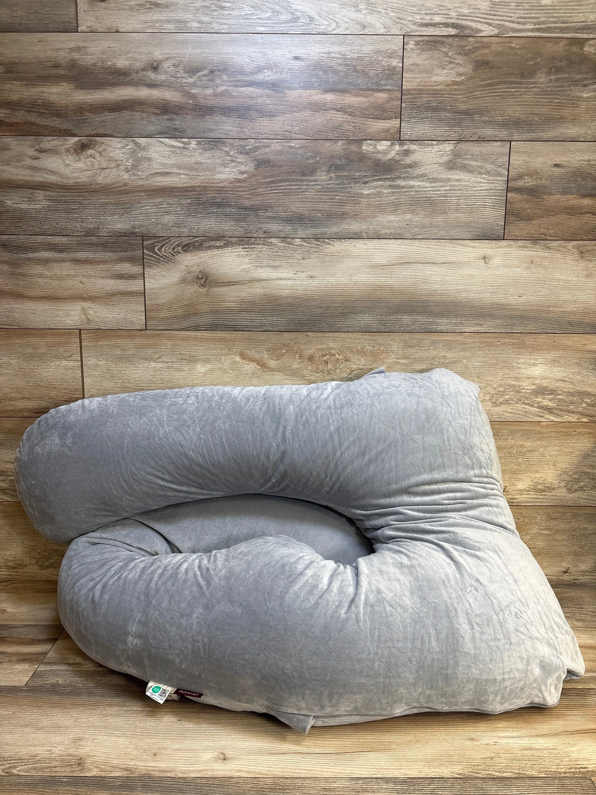 Momcozy U Shaped Pregnancy Body Pillow, Grey