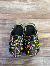 Wonder Nation Dinosaur Bump Toe Sandals Black sz 5c