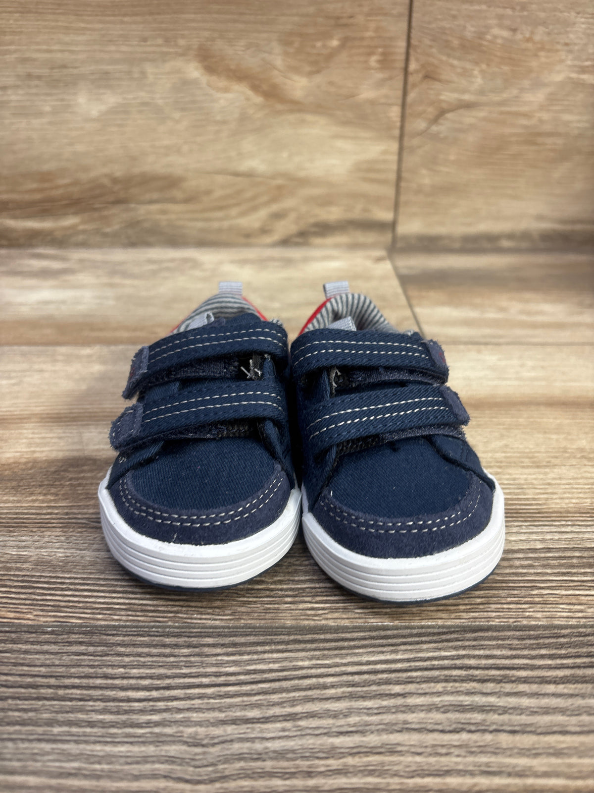 Stride Rite Logan Double Strap Sneakers Navy sz 4c
