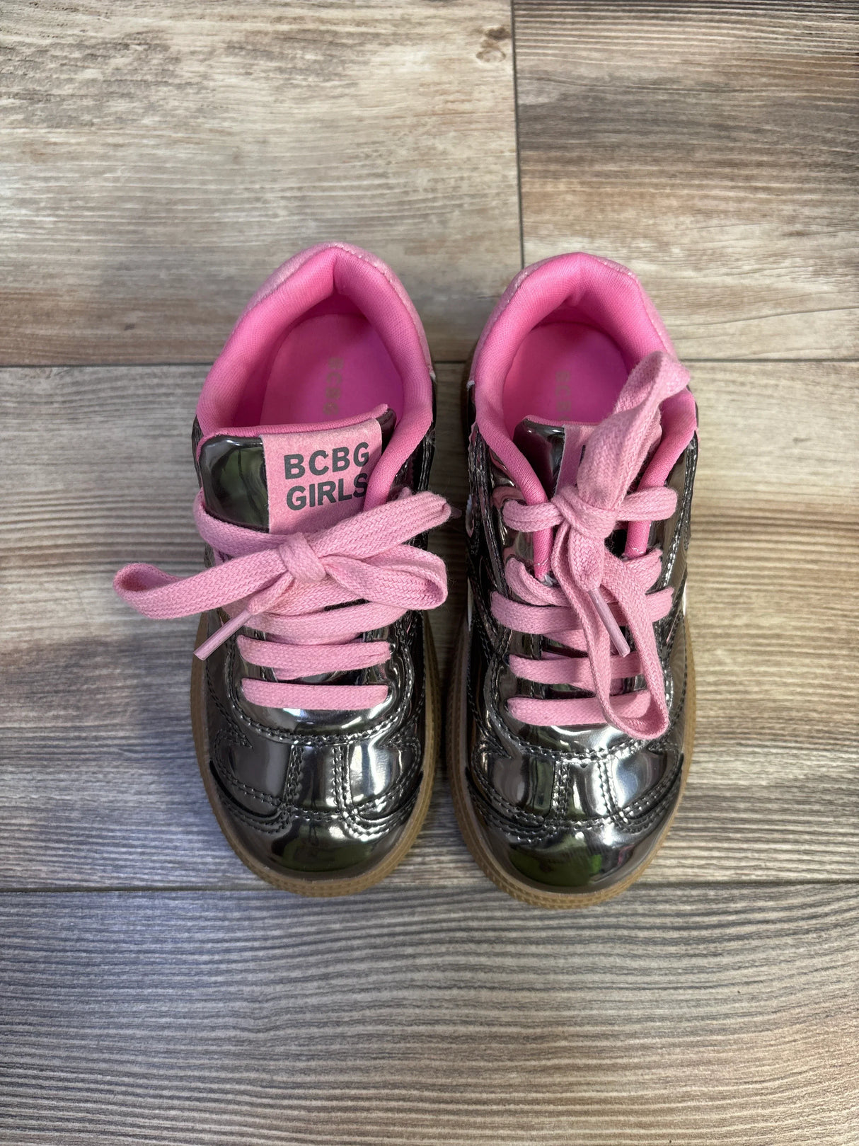 RCBG Geena Metallic Sneakers Silver sz 12c