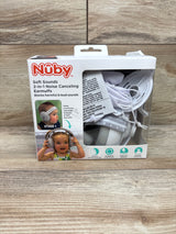 Nuby Soft Sounds Baby Earmuffs with Travel Bag Grey