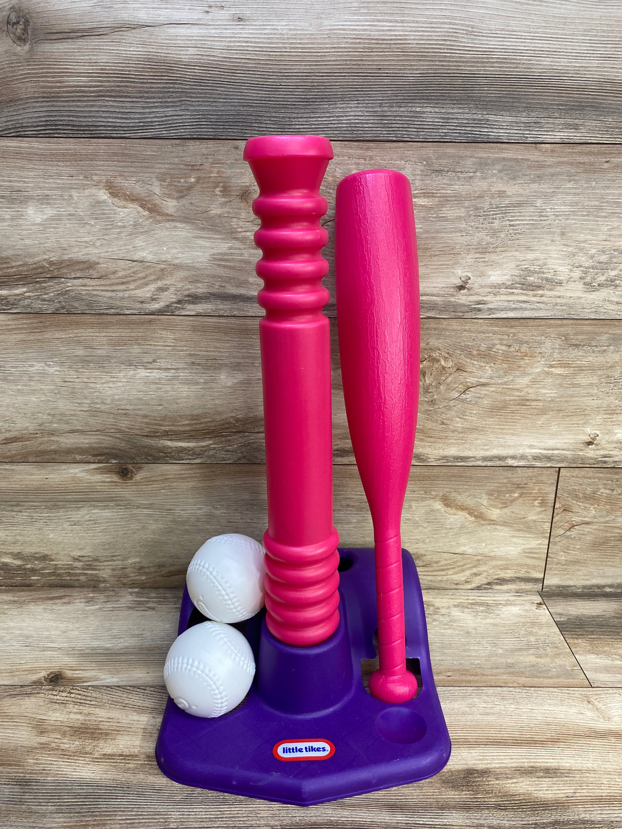 Little Tikes 3pc T-Ball Set In Pink/Purple