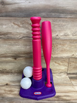 Little Tikes 3pc T-Ball Set In Pink/Purple