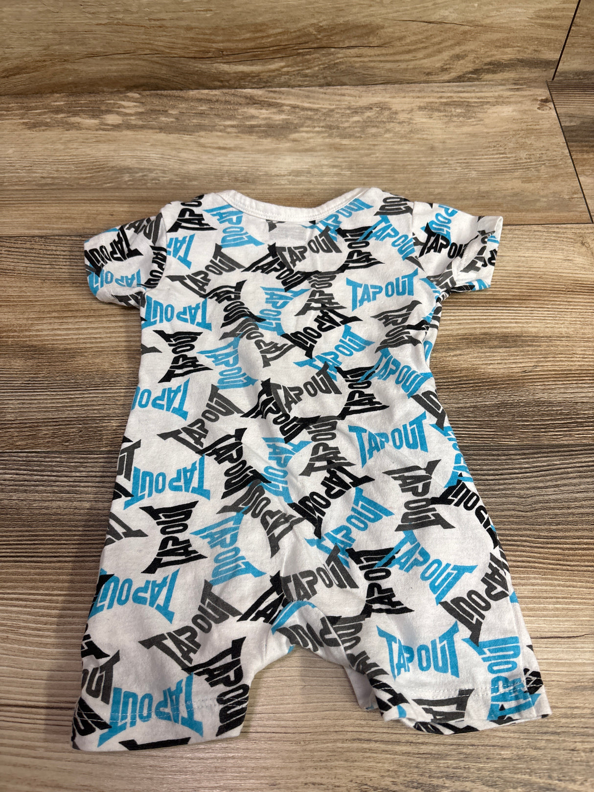 Tapout Logo Shortie Romper White sz 0-3m