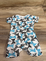 Tapout Logo Shortie Romper White sz 0-3m