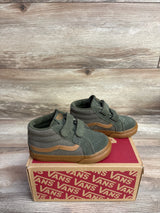 Vans Sk8-Mid Reissue Suede Sneakers Green sz 6c