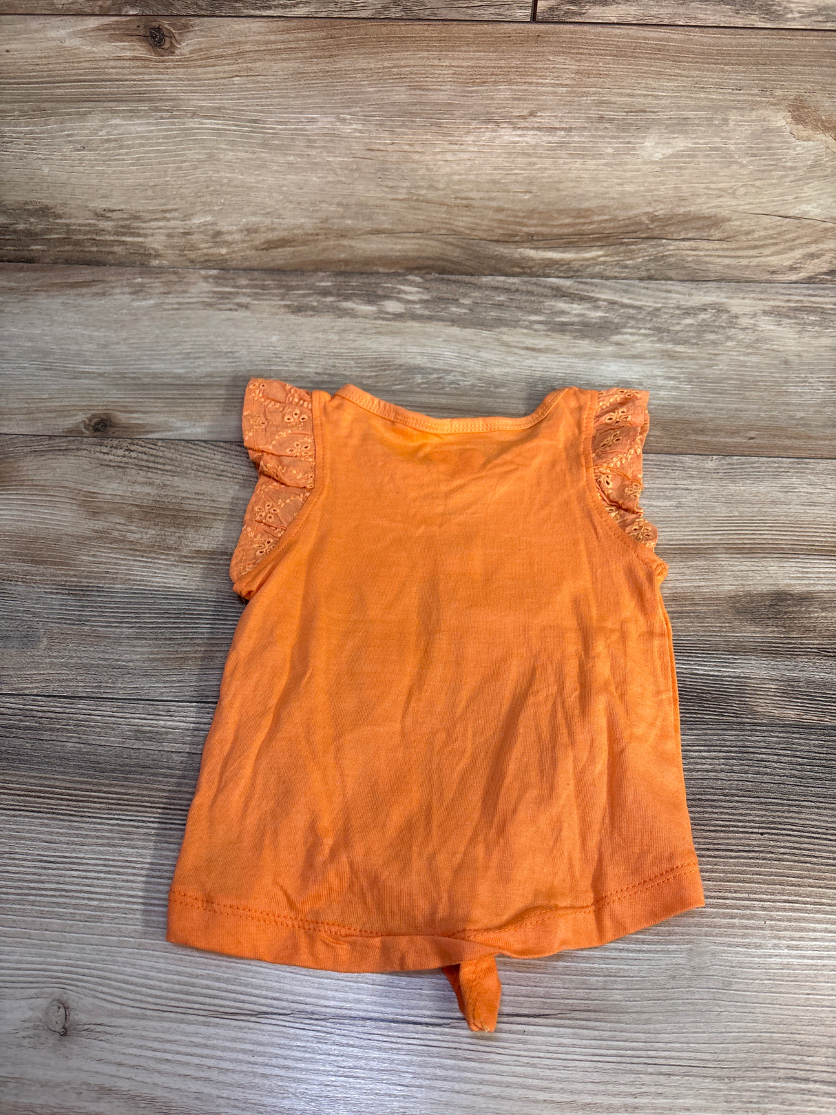 FreeStyle Chase The Sunshine Eyelet Sleeve Shirt Orange sz 3T