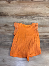 FreeStyle Chase The Sunshine Eyelet Sleeve Shirt Orange sz 3T