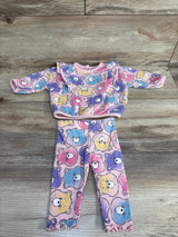 Care Bears 2pc Ruffled Sweatshirt & Ribbed Pants Pink sz 0-3m