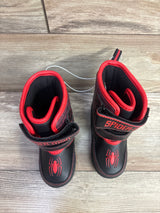 NEW Marvel Spider-Man Light-Up Winter Boots Black sz 7c