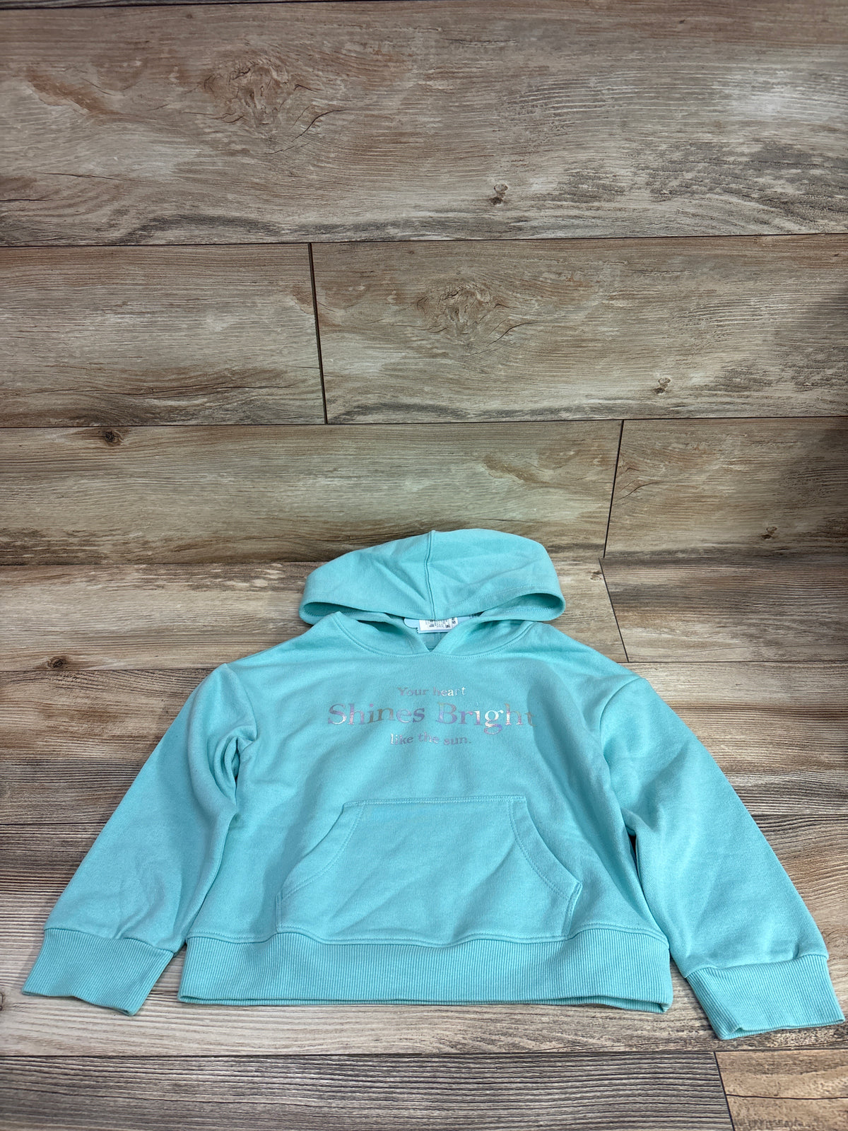 NEW Cat & Jack Your Heart Shines Bright Like The Sun Aqua sz 4/5T