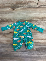 Wonder Nation Dinosaur Sleeper Green sz Preemie
