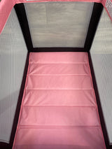 Dream On Me Nest Portable Play Yard, Black/Pink