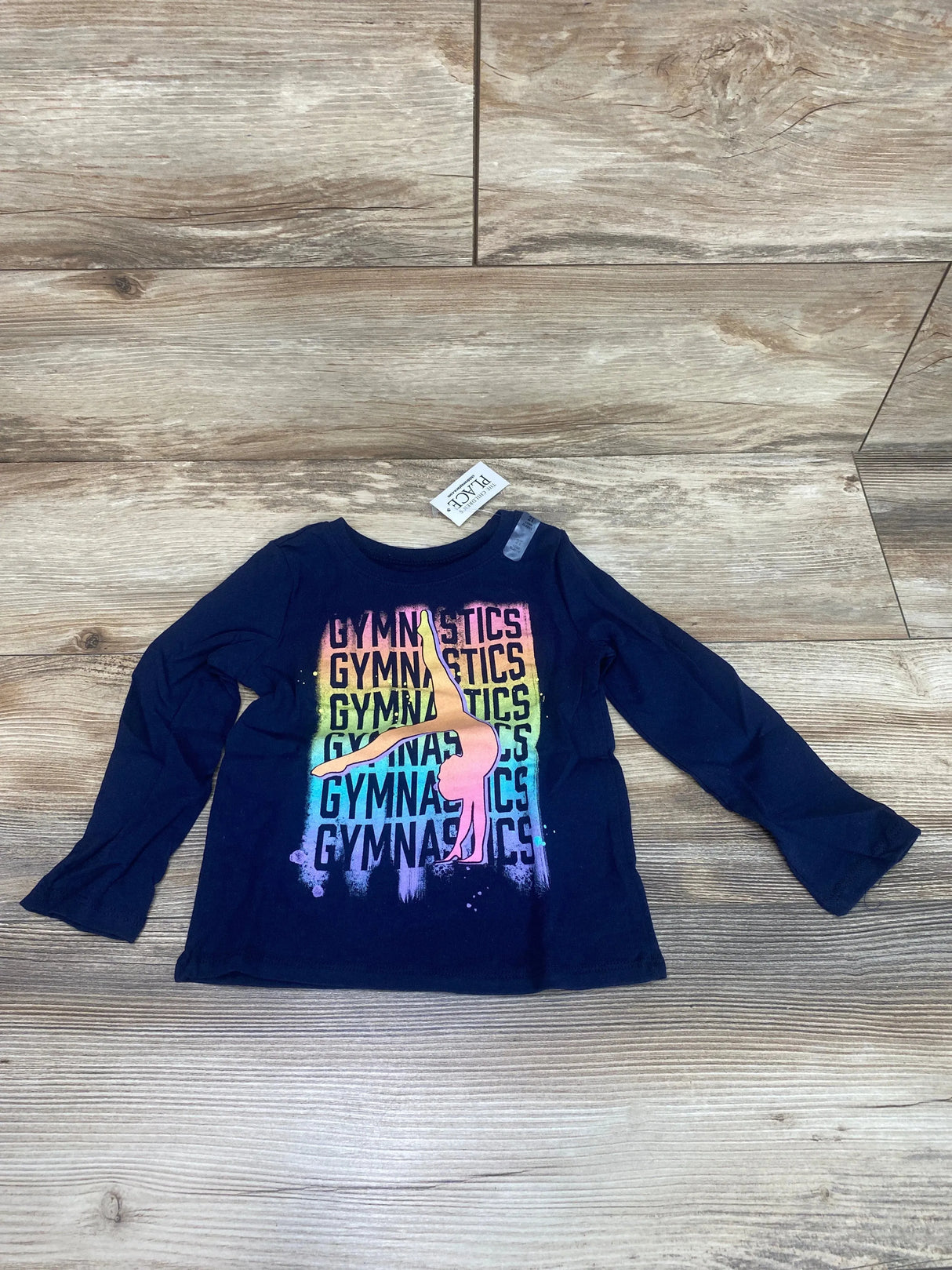 NEW Children's Place Navy Gymnastics Shirt sz 2T