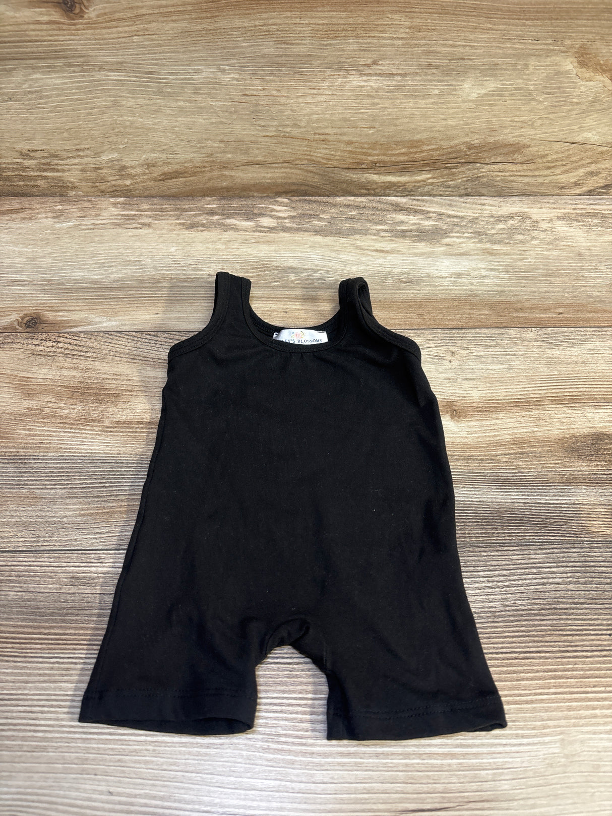 Bailey's Blossoms Sleeveless Leotard Black sz 6-9m