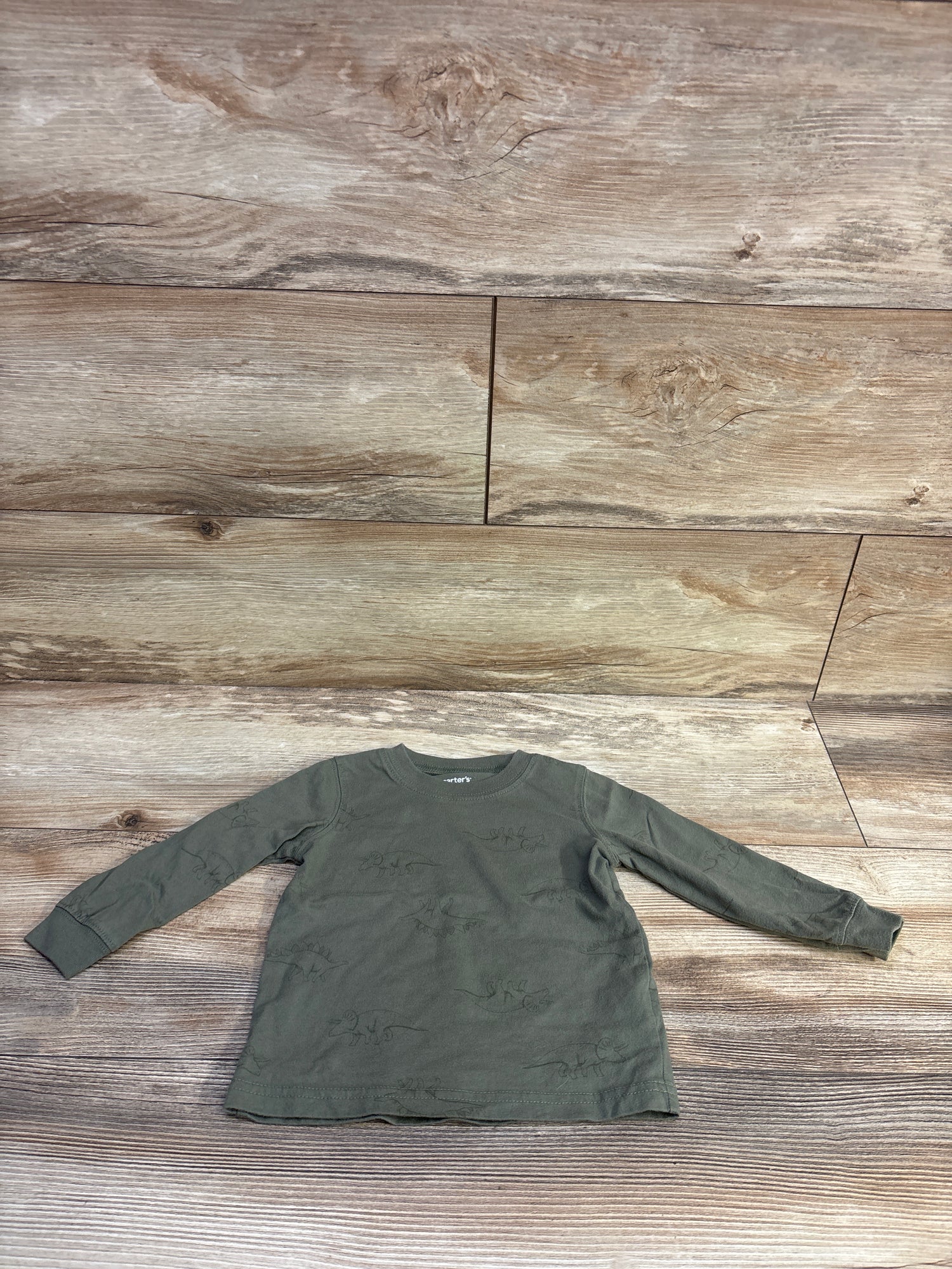 Carter's Long Sleeve Shirt Green sz 18m