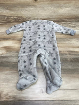 Sweet & Soft Star Print Blanket Sleeper Grey sz 0-3m