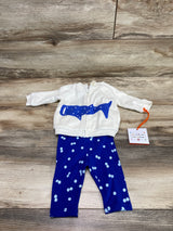 NEW Christian Robinson 2pc Hoodie & Pants White sz 0-3m