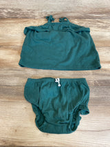 Carter's 2pc Sleeveless Top & Bloomers Green sz 18m