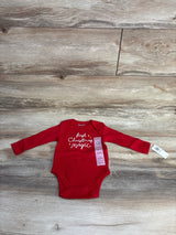 NEW Old Navy My First Christmas Bodysuit Red sz 3-6m
