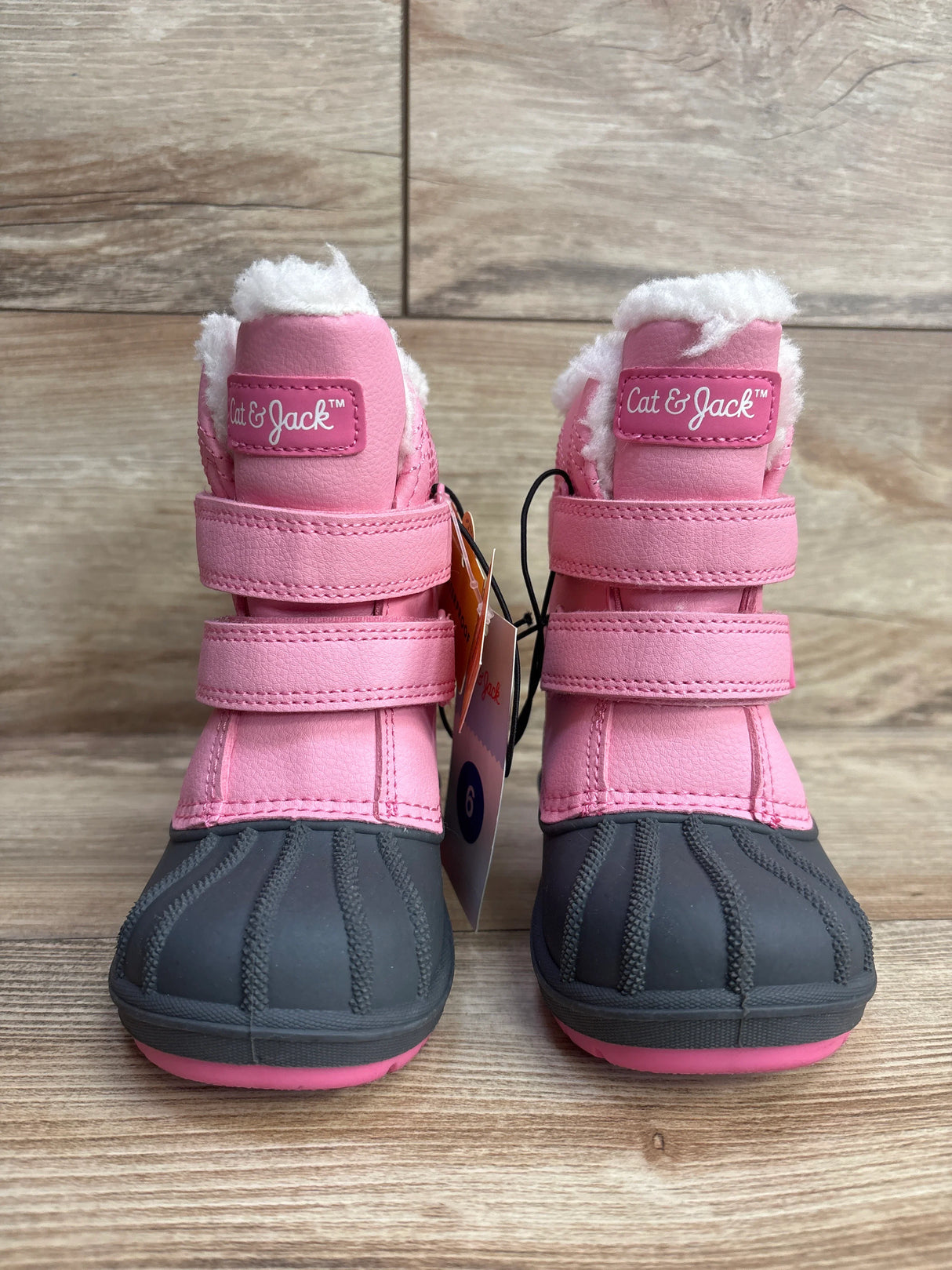 NEW Cat & Jack Denver Winter Boots Pink sz 6c