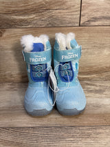 NEW Toddler Girls' Frozen Light-Up Winter Snow Boots sz 7c