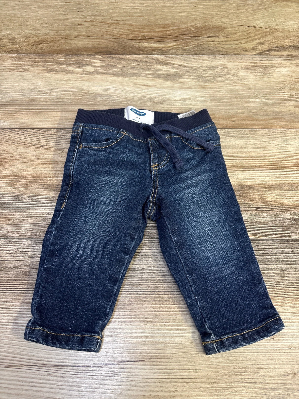 Old Navy Rib-Knit Jeans Navy sz 6-12m
