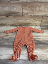 Ever & Ever Henley Footed Coverall Orange sz 6m