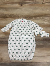 Starting Out 2pc Christmas Reef Sleep Gown & Headband Set White sz 0/6m