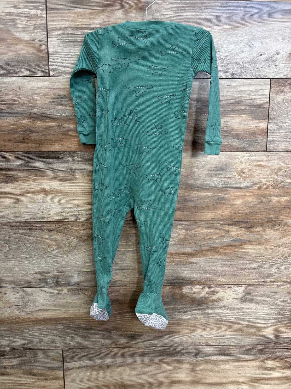Carter's Waffle Knit Sleeper Green sz 24m