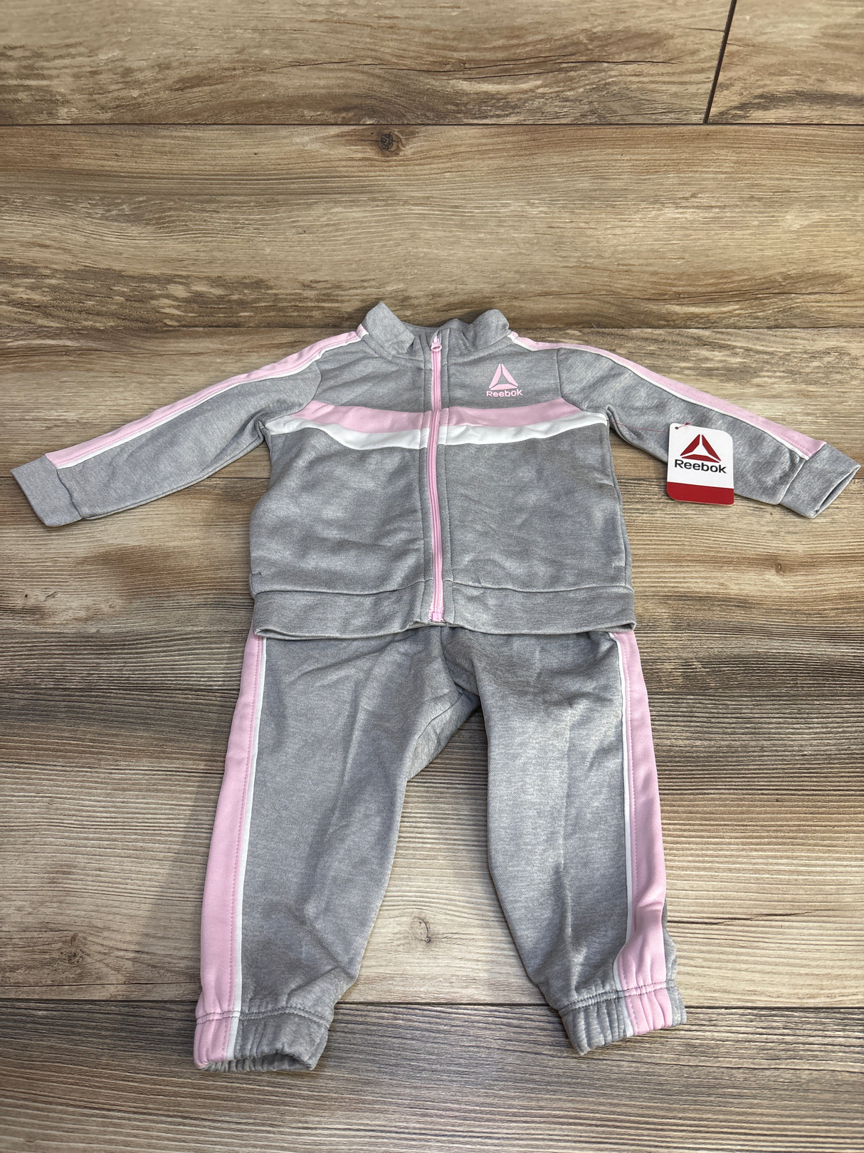 NEW Reebok Tracksuit Grey Heather sz 12m
