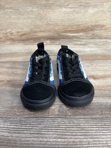Vans Toddler Old Skool Blue Lightning Shoes sz 5c - Me n Mommy To Be