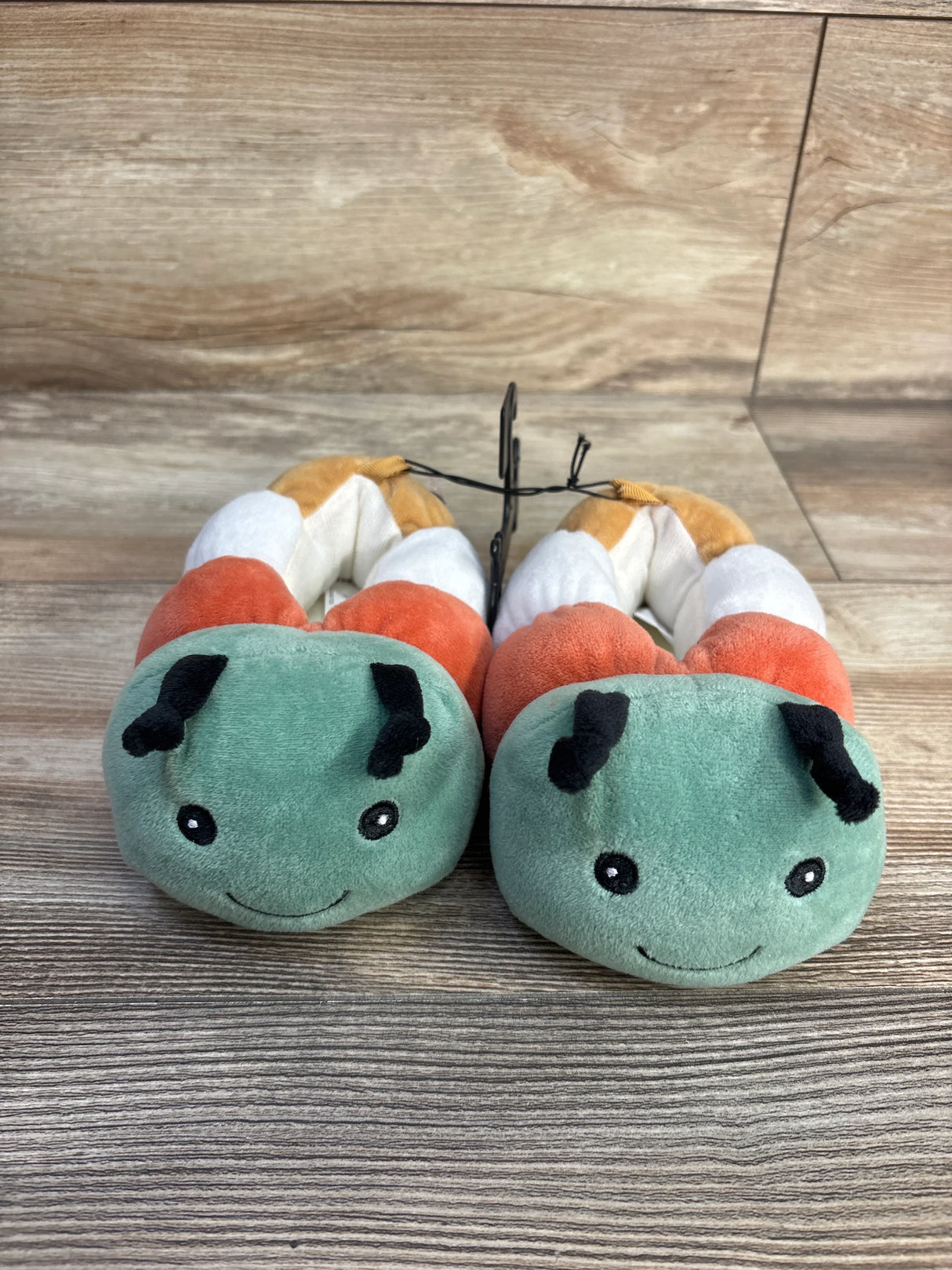 NEW Wonder Nation Caterpillar Insect Slippers Green sz 5c