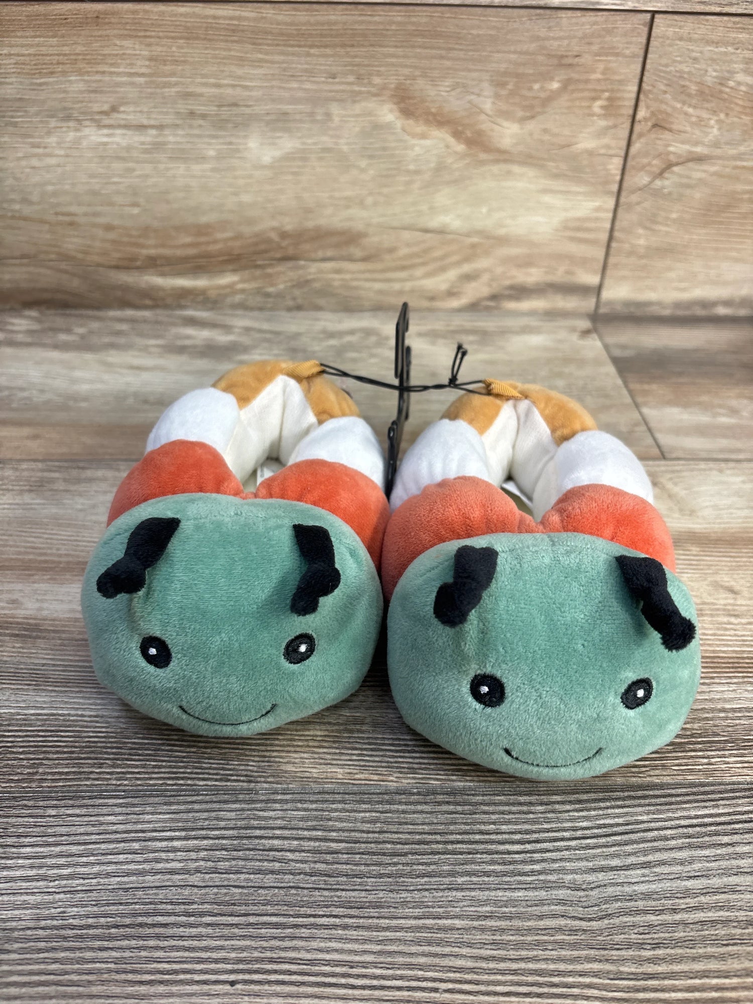 NEW Wonder Nation Caterpillar Insect Slippers Green sz 5c