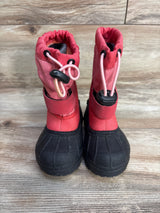 Columbia Powderbug Plus II Waterproof Snow Boots Pink sz 7c