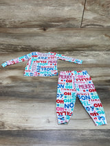 Children's Place 2pc Noel Pajama Set White sz 0-3m - Me n Mommy To Be