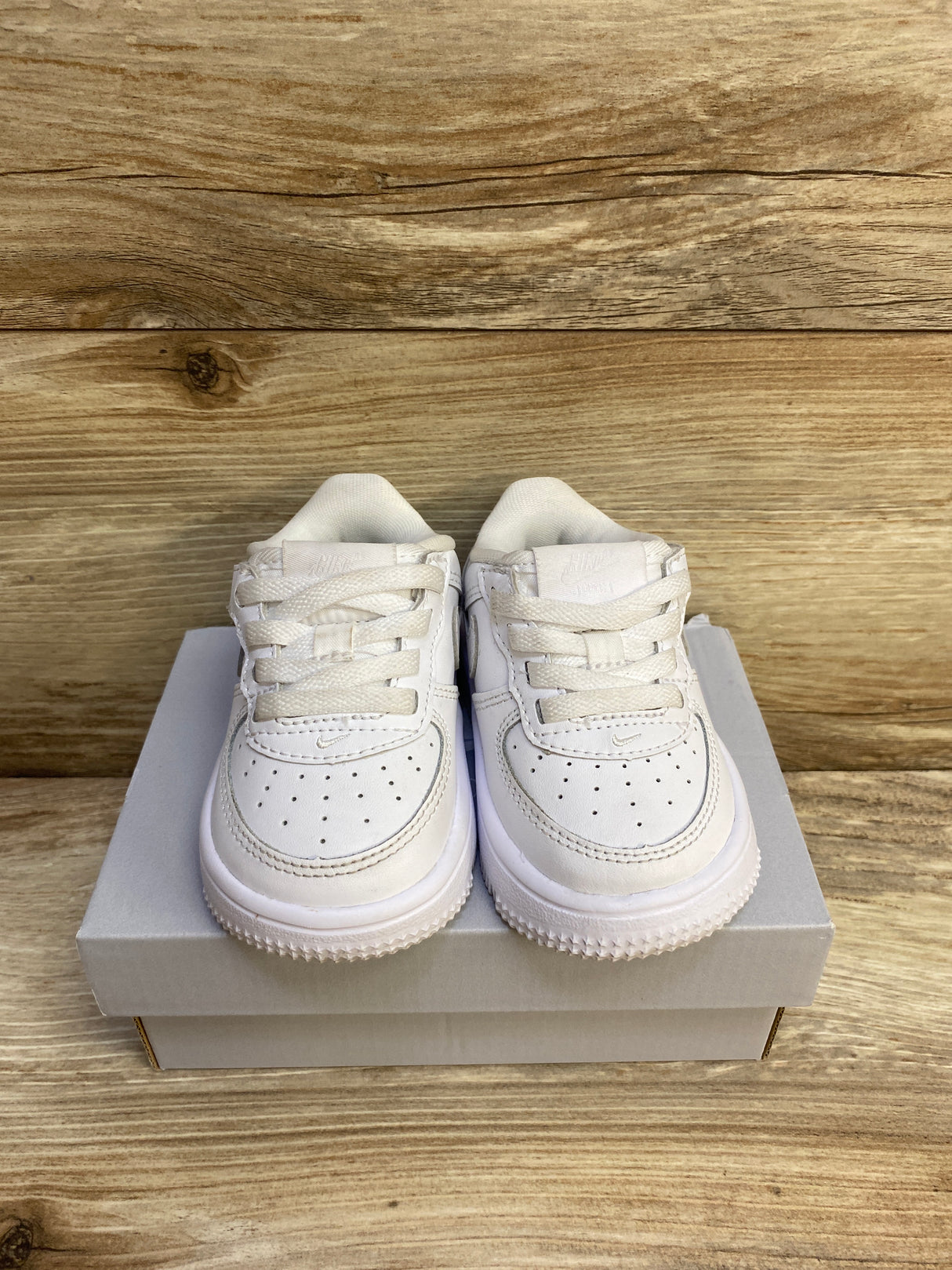 Nike Toddler Force 1 Low EasyOn White sz 4c