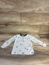 Carter's Henley Shirt Grey sz 2T