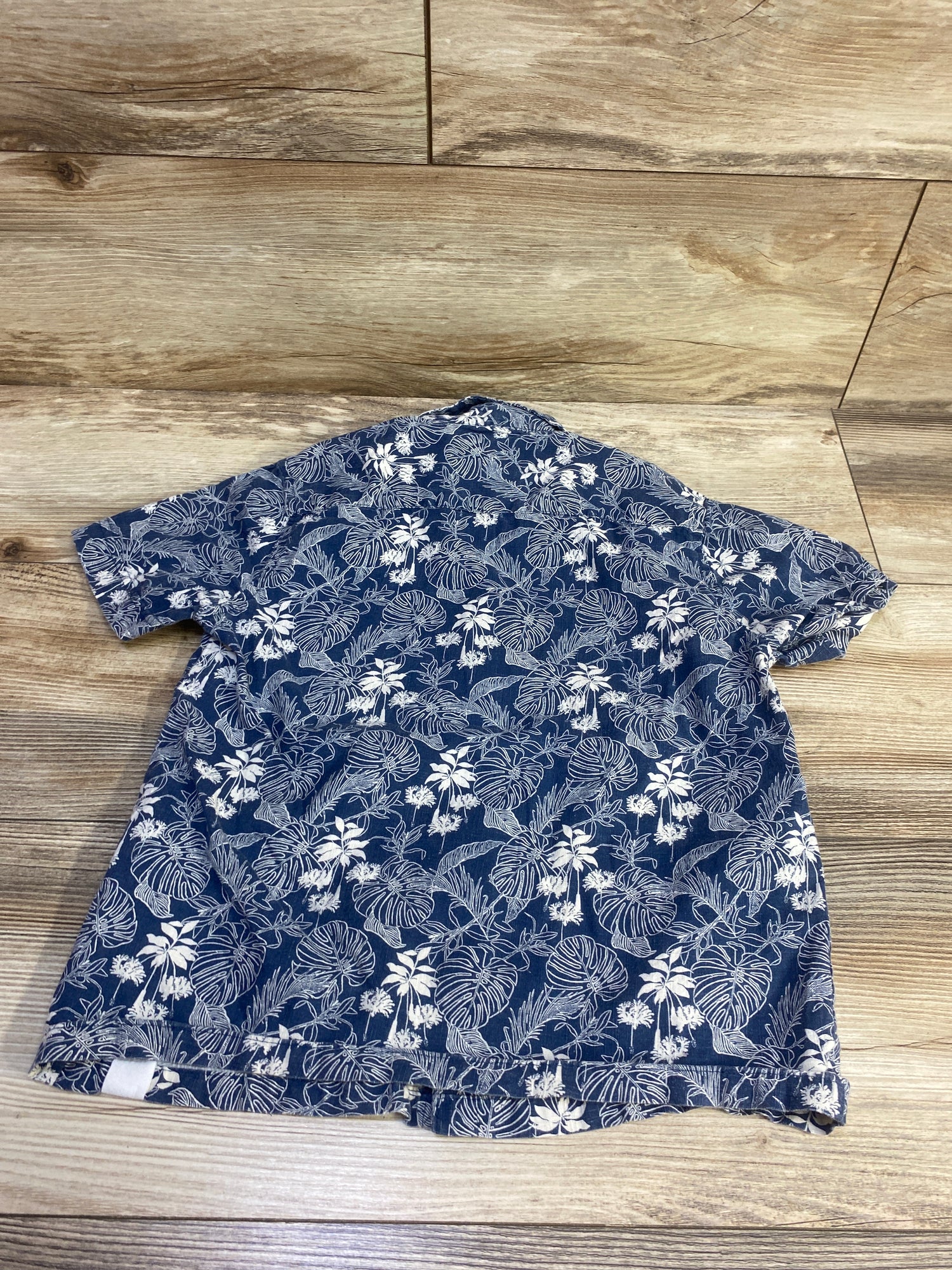 Free Planet Button Up Shirt Blue sz 4T