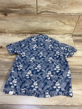 Free Planet Button Up Shirt Blue sz 4T