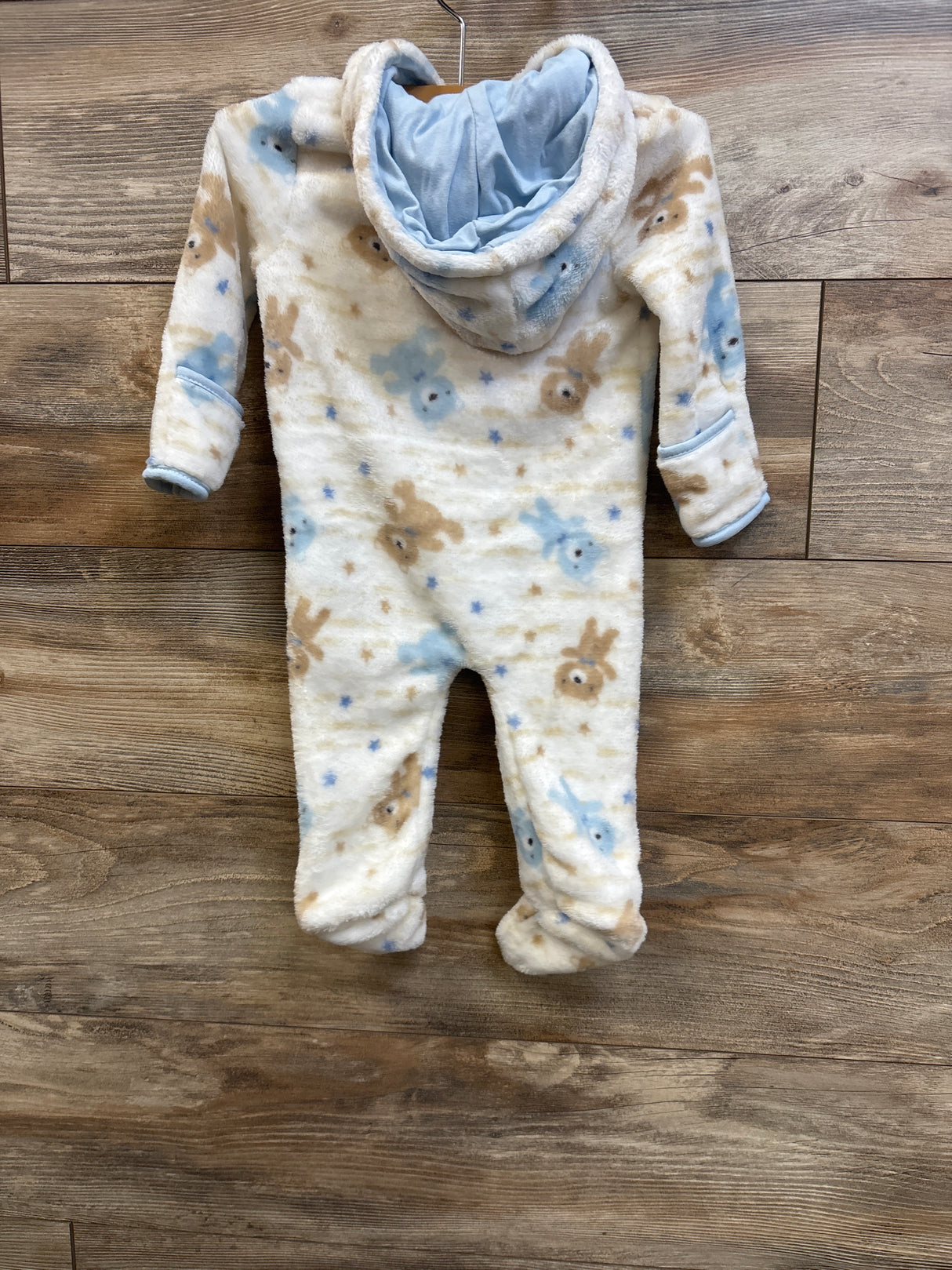 Little Beginnings Plush Bunting White sz 6-9m