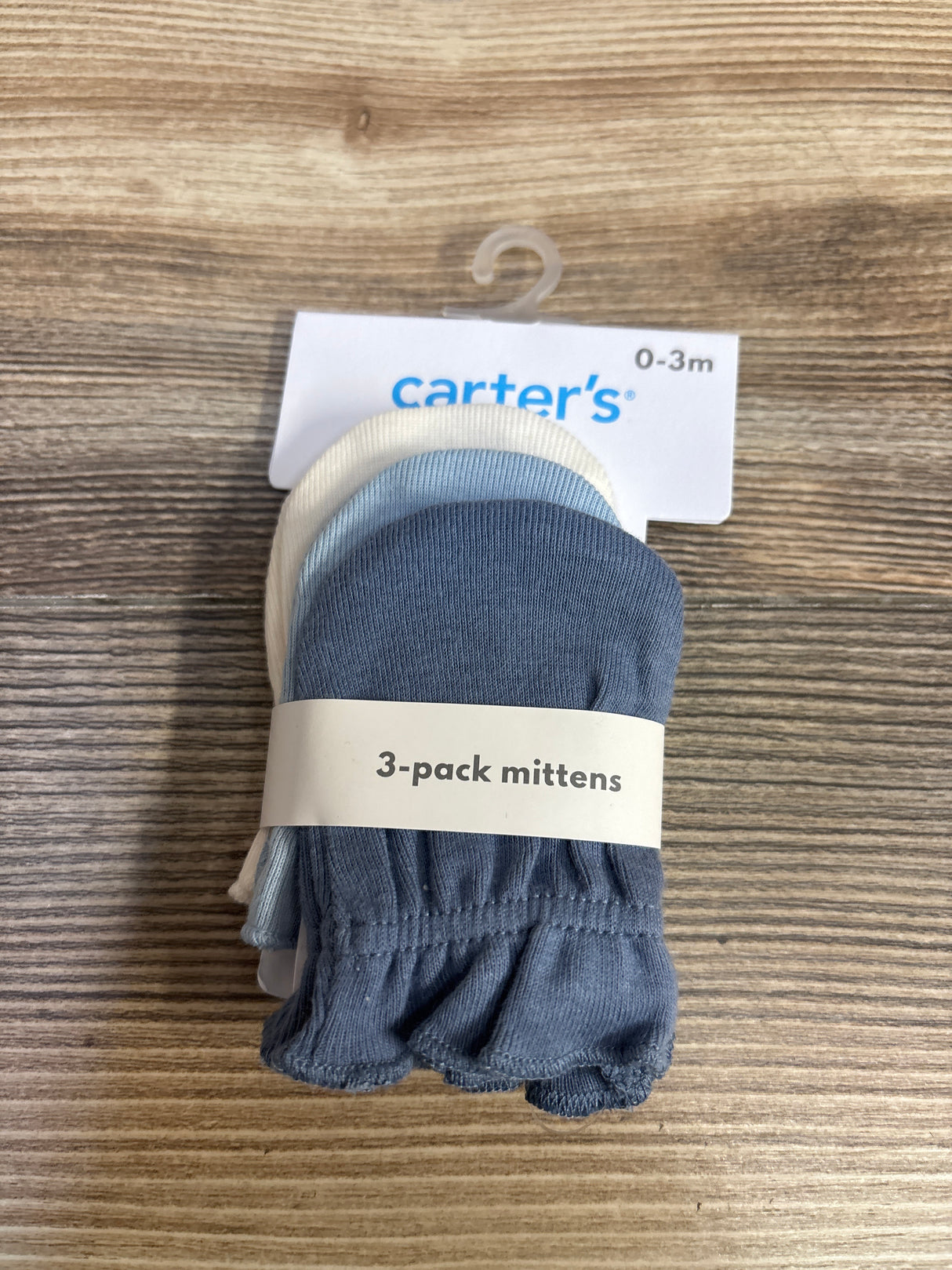 NEW Carter's 3pk Mittens sz 0-3m