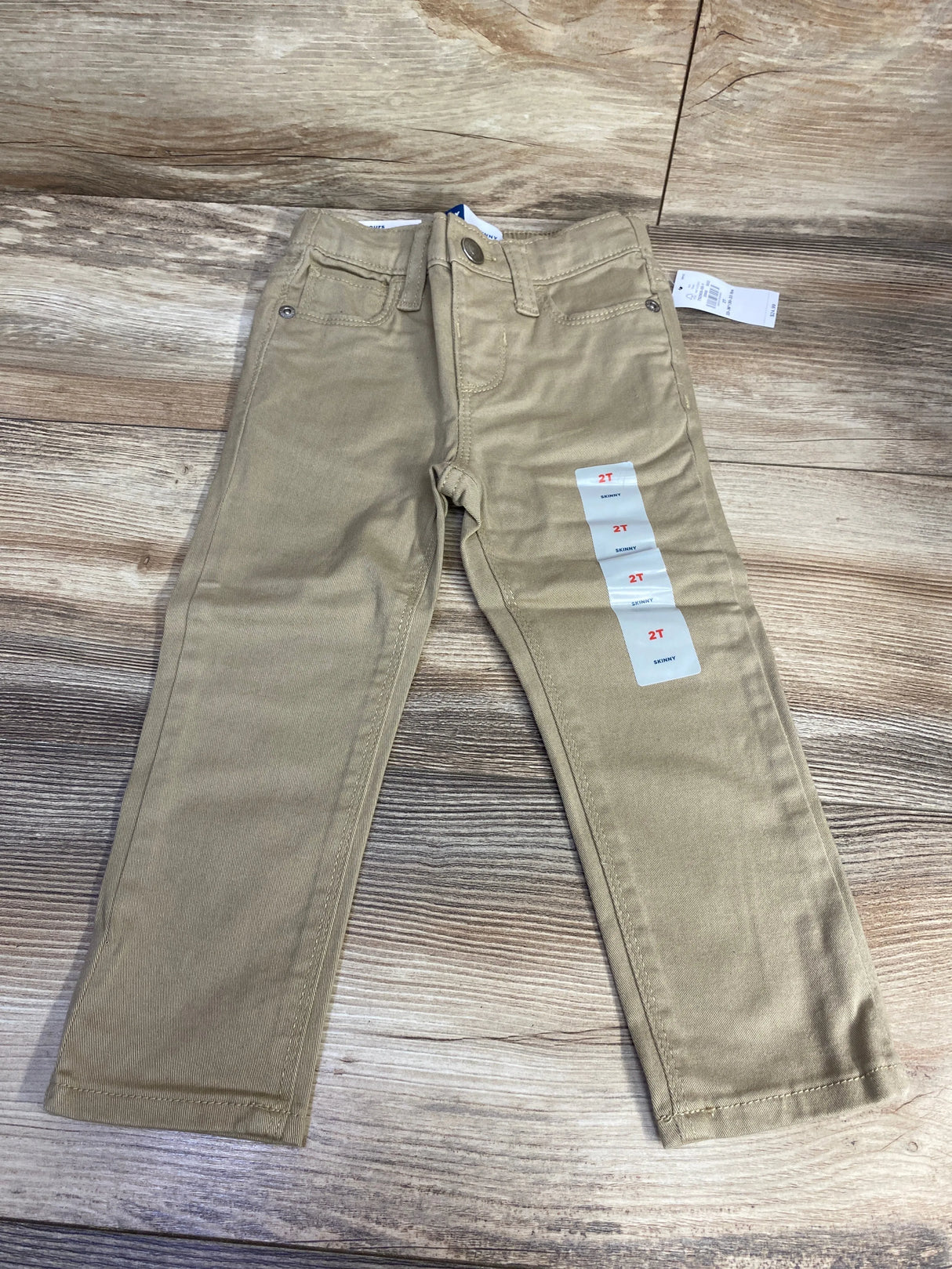 NEW Old Navy 360 Stretch Skinny Jeans Tan sz 2T